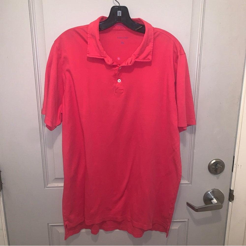 B. Draddy Men’s Salmon Polo Size XL